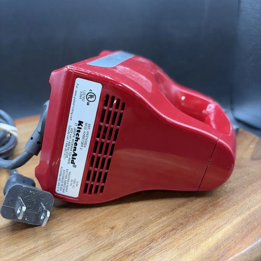 KitchenAid 5-Speed Hand Mixer - Red (No Beaters) WORKS Model #KHM512ER